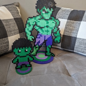 Incredible Hulk Inspired Figurine - Marvel Figurine/Hulk Figurine/Hulk Pixel Art