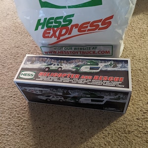 Vintage Trucks, Hess Trucks, Mint Condition Collectors Item, Toy Trucks, Vintage Throwback, Fire Truck