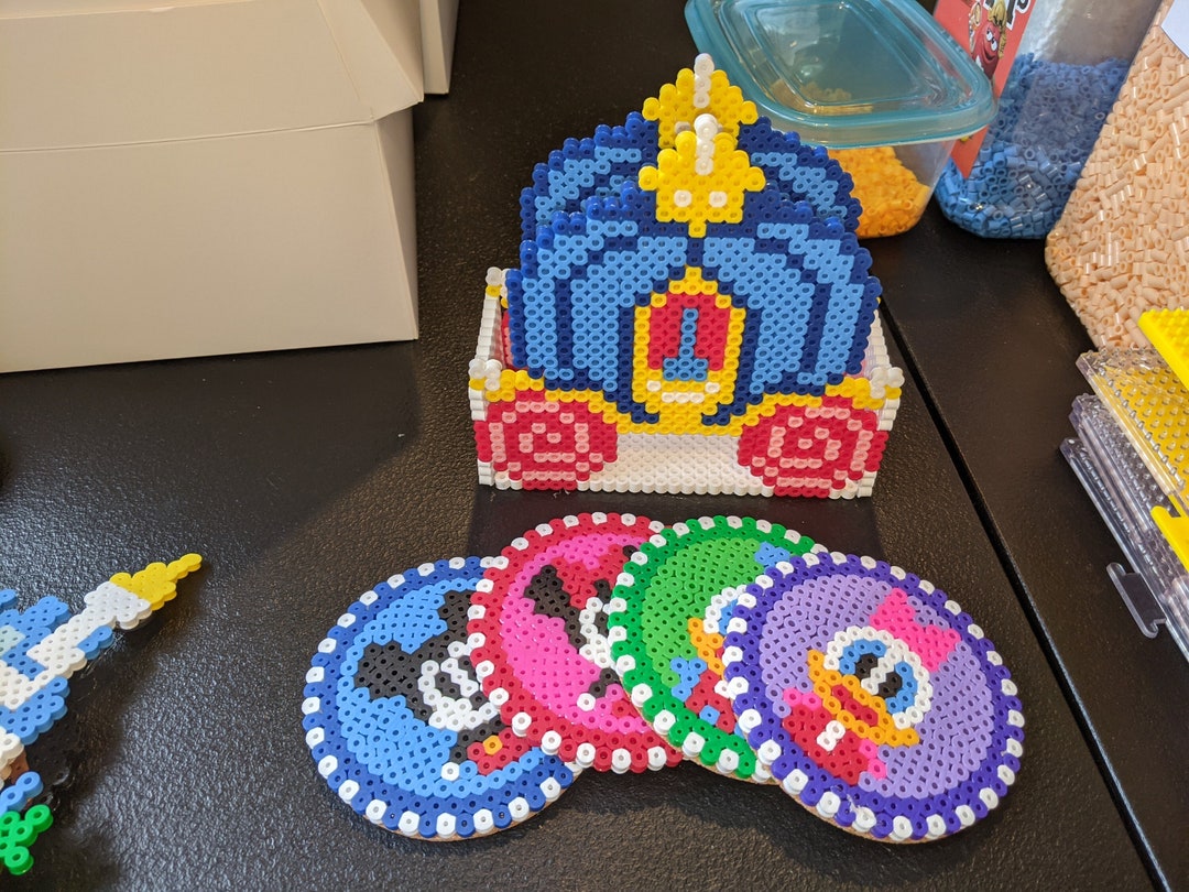 Disney Themed Coaster Set Disney Coaster Set/disney Gift/disney Pixel