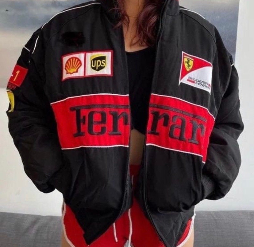 Red Ferrari Jacket - Etsy