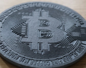 Premium Engraved Slate Bitcoin Coasters, Bitcoin Gift, Cryptocurrency Coaster, Blockchain Coasters, Crypto Coasters, Crypto Gift, Satoshi