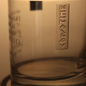 Funny programmer gift, engraved whiskey glass for coders, personalised etched glass, gift for programmer, gift for coder, programmer whiskey image 3