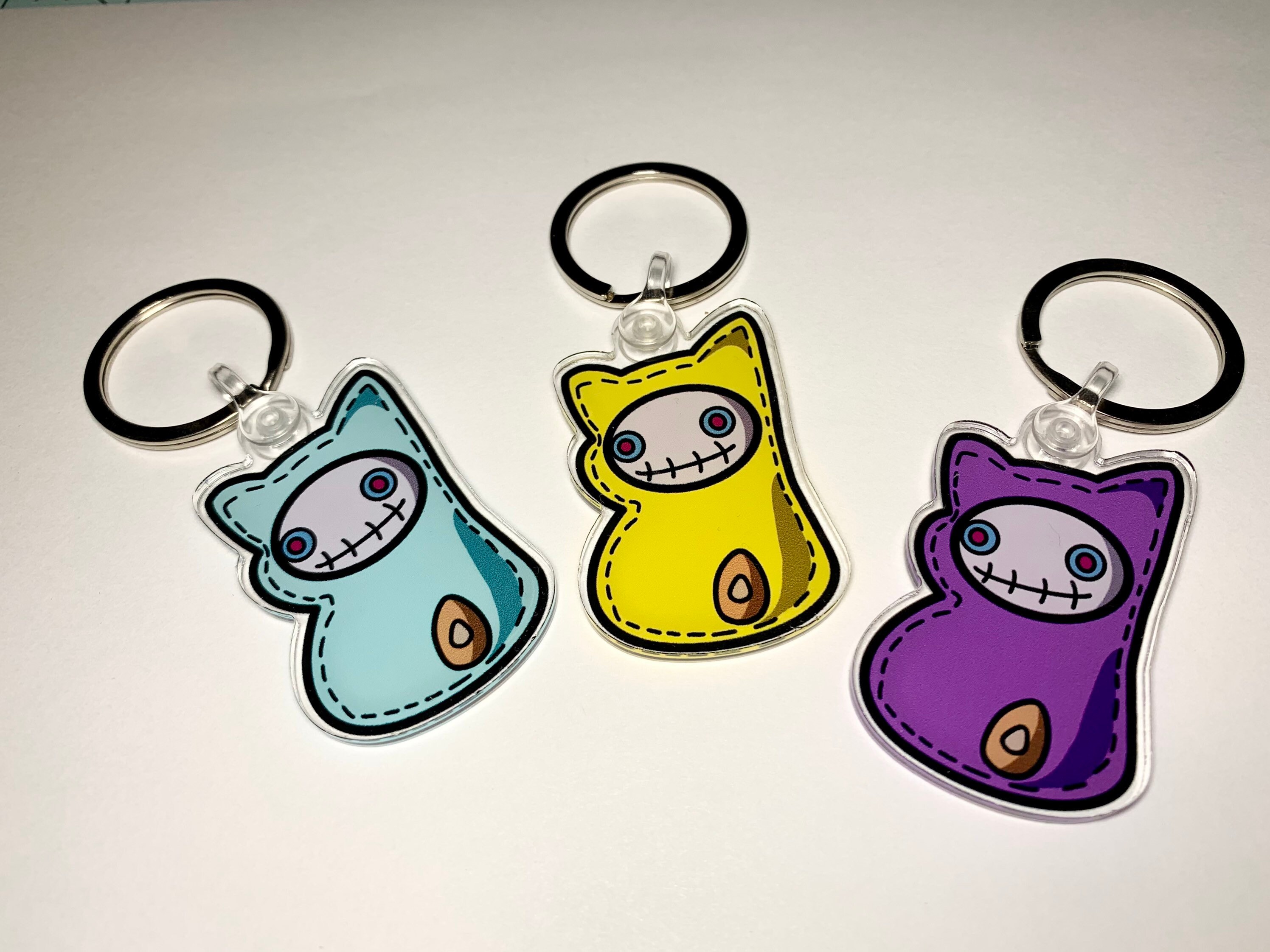 Plastic Memories Anime Style Acrylic Keychain Different Etsy