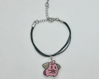 Cleffa Inspired Handmade Nylon Bracelet