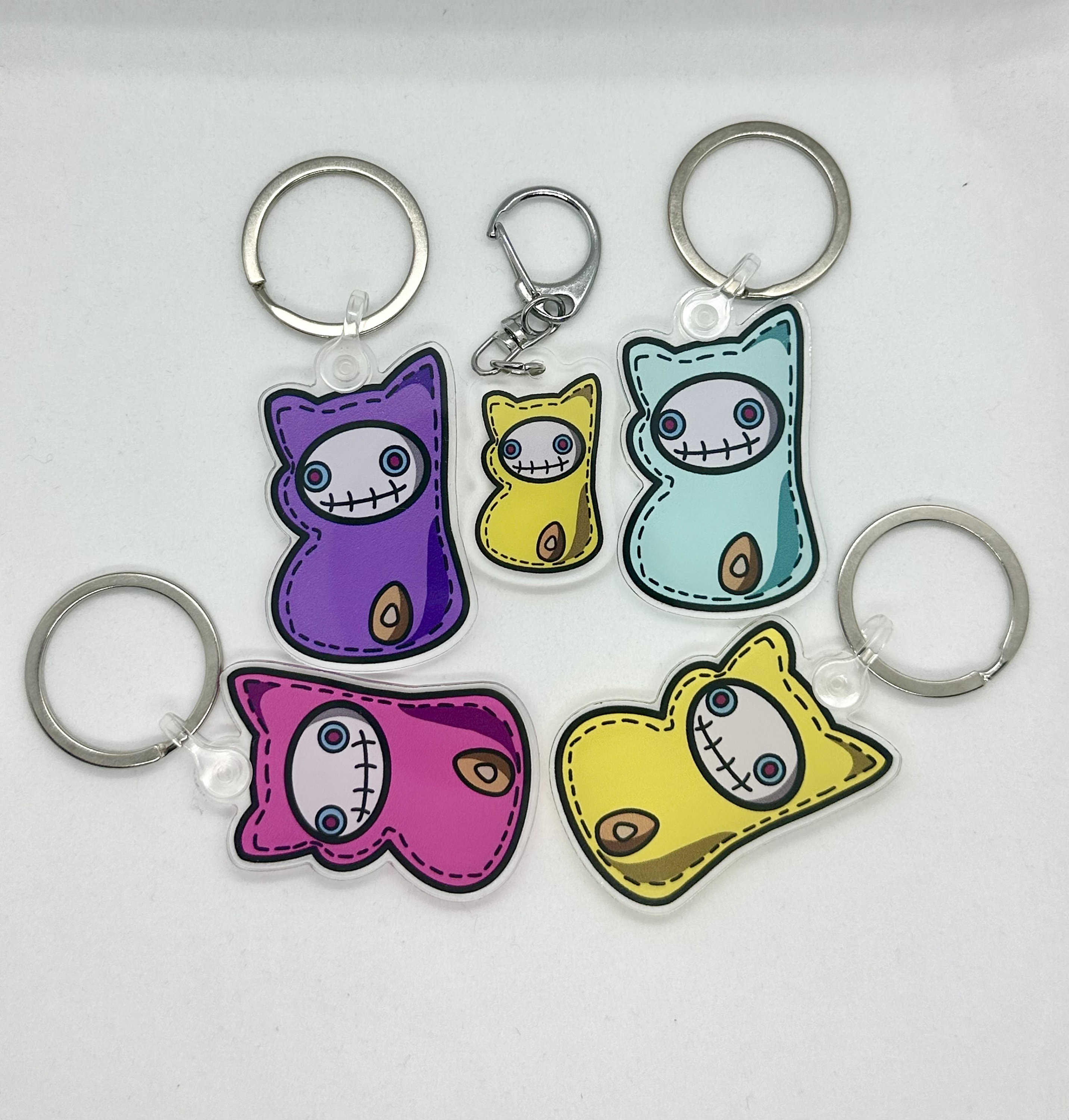 Memories of Plastic Keychain (different Colors & Sizes) - Etsy