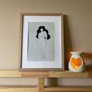 Your Body is an Instrument, not an Ornament A4 Body Positive Curvy Print Home Decor