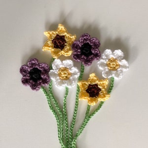 Flower bookmark | Daisy | Sunflower | handmade crochet | Mothers Day Gift | Easter Gift | Christmas Gift