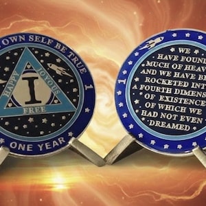 The Rocketship Rocket Chip 1-50. Also in Red-1-15 plus others.  Michigan Original product(C)2021/2025 Unity16.com, #medallion #tokens #chips