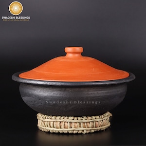 Unglazed Clay Handi Earthen Pot for Cooking Handmade Clay Pot