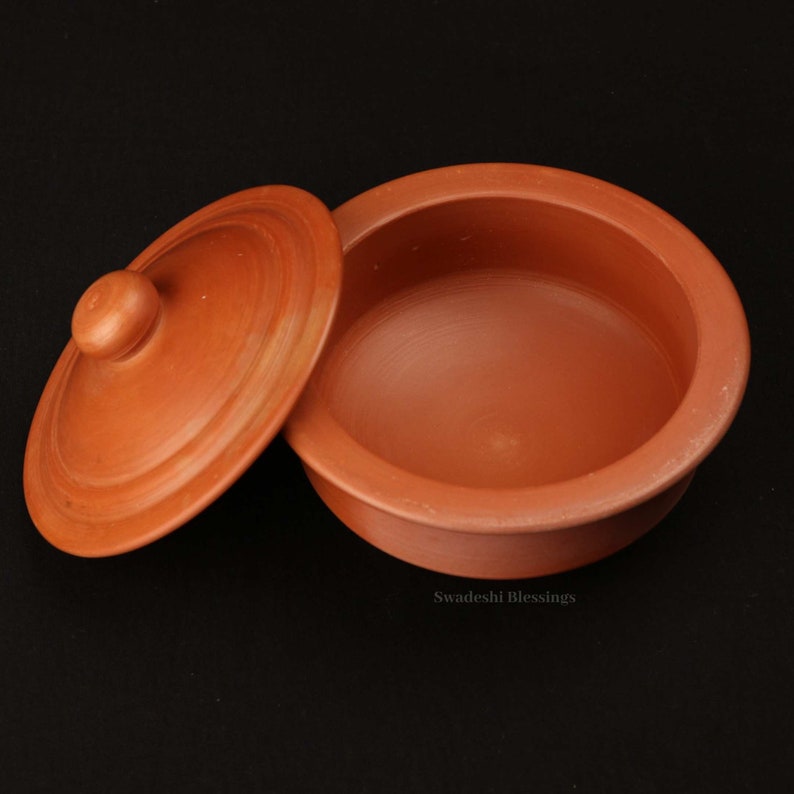 Unglazed Clay Yogurt Pot/ Earthen Kadai/ Indian Clay Pot for Etsy