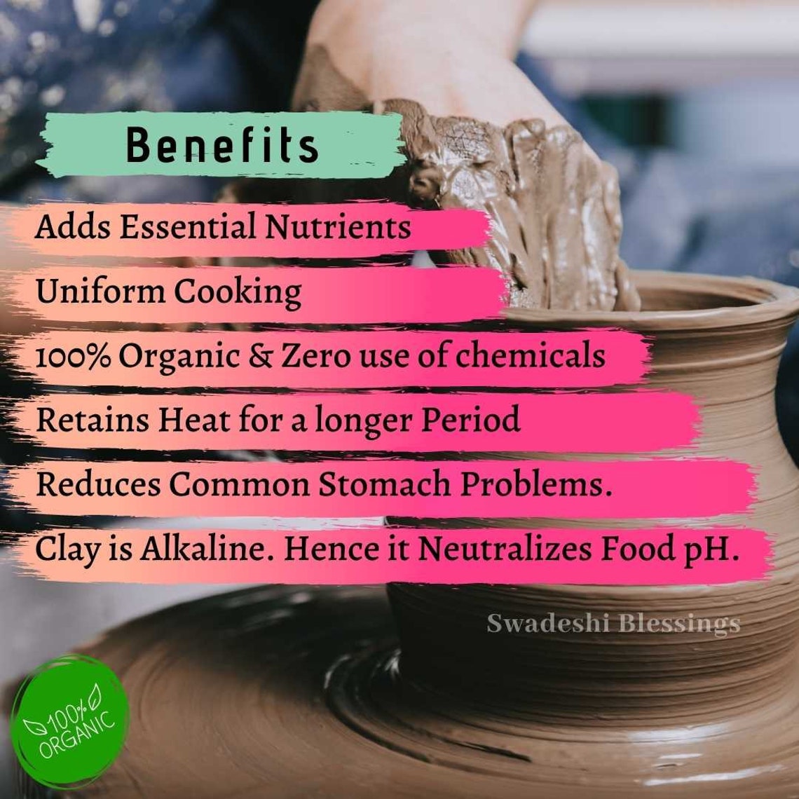 Unglazed Clay Yogurt Pot/ Earthen Kadai/ Indian Clay Pot for Etsy