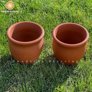 HandMade Unglazed Royal Clay Kullad Set/ Kulhad Tea & Coffee Cups, 180ml/ Antique Terracotta Drinking Kullar/ House Warming, Birthday Gift