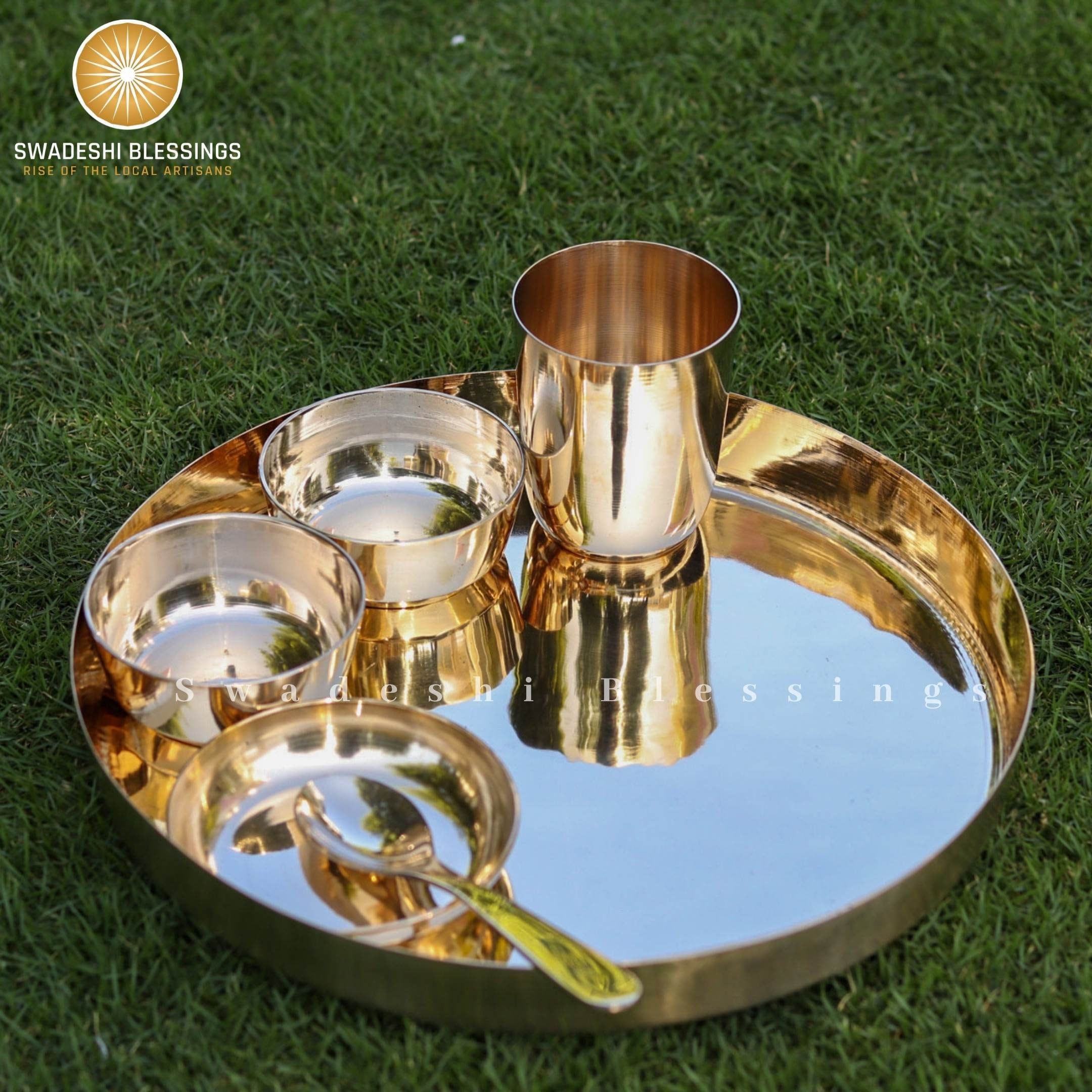 Buy Pure Copper Plate, Copper Thali, Parat Online