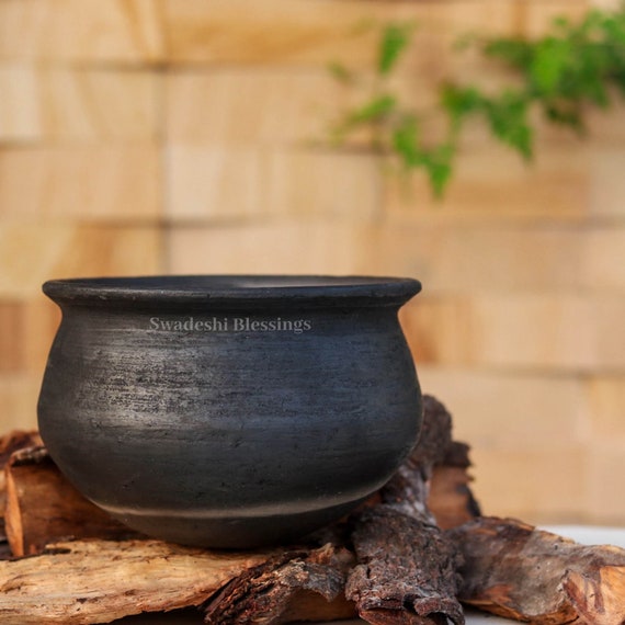 Unglazed Clay Pot for Cooking With Lid/ Earthen Kadai/ LEAD-FREE Clay  Cooking Pot/ Indian Clay Handi/ Ayurveda Range/ Curry, Biryani Pot 