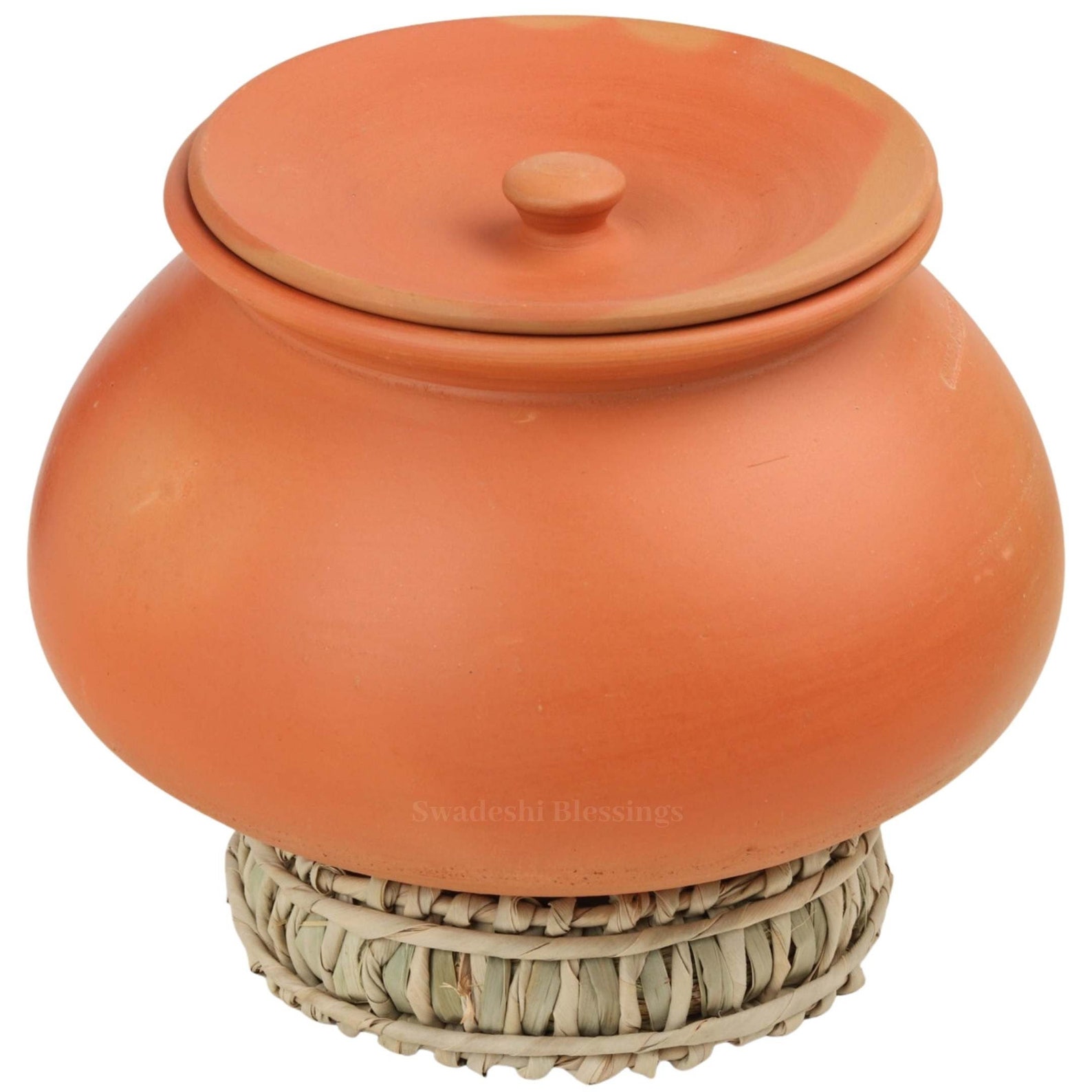 Unglazed Clay Handi/Clay Pot for Cooking with Lid 4.5 L Etsy