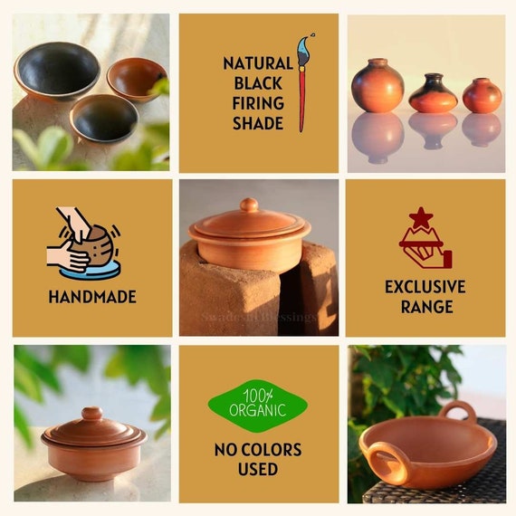 Premium Photo  Clay pots for cooking pots of clay of a light colour baking  dishes on a dark background a clay pot with a lid for roasting vintage  kitchen utensils for cooking