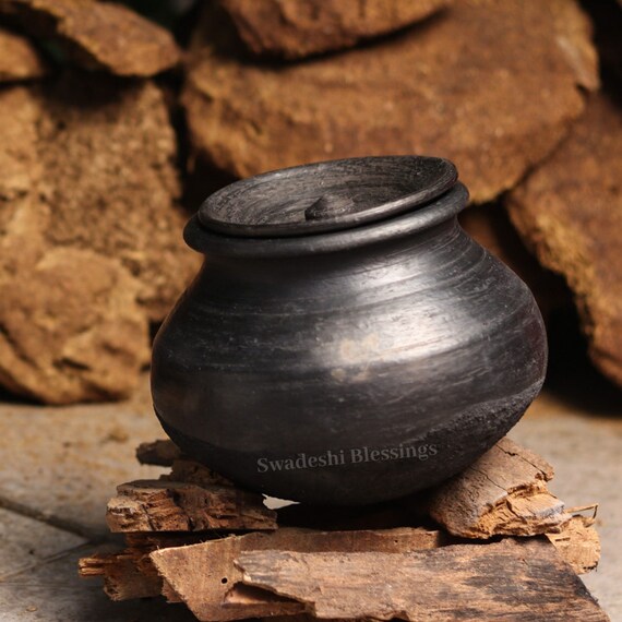 Unglazed Clay Pot for Cooking With Lid/ LEAD FREE Clay Cooking Pot/ Earthen  Pot/ Indian Clay Handi/ Ayurveda Range/ Curd Curry Biryani Pots 