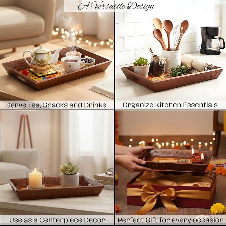 Ethnic trays
wedding gifts
housewarming gifts
decorative trays
wooden serving trays
antique wood tray
valet tray
catch all wood tray
Indian ethnic tray
wood desk tray
rustic wooden tray
Christmas gift
handmade wood tray
wood jewelry tray
serving tray 
Handcrafted 
HandPainted 
Embossed Wooden ethnic set of 3 
Kitchen Table Home Decor 
Dinning Gifts 
Restaurants 
Living Room 
Coffee Table 
tableware 
decoratives platters 
vintage tea bed storage
large tray
small tray
tea tray