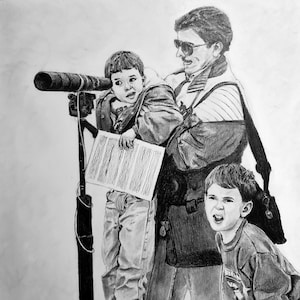 Custom keepsake drawing from photo