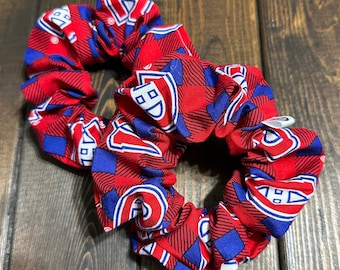 Montreal Canadiens Scrunchie: Hockey Fan Hair Accessories