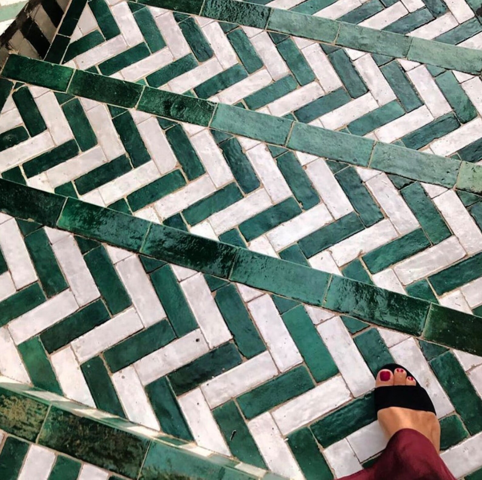 Zellige Tile Herringbone Tile terracotta Moroccan Tiles for Etsy