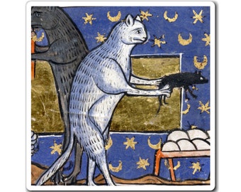 Medieval Cat Magnet