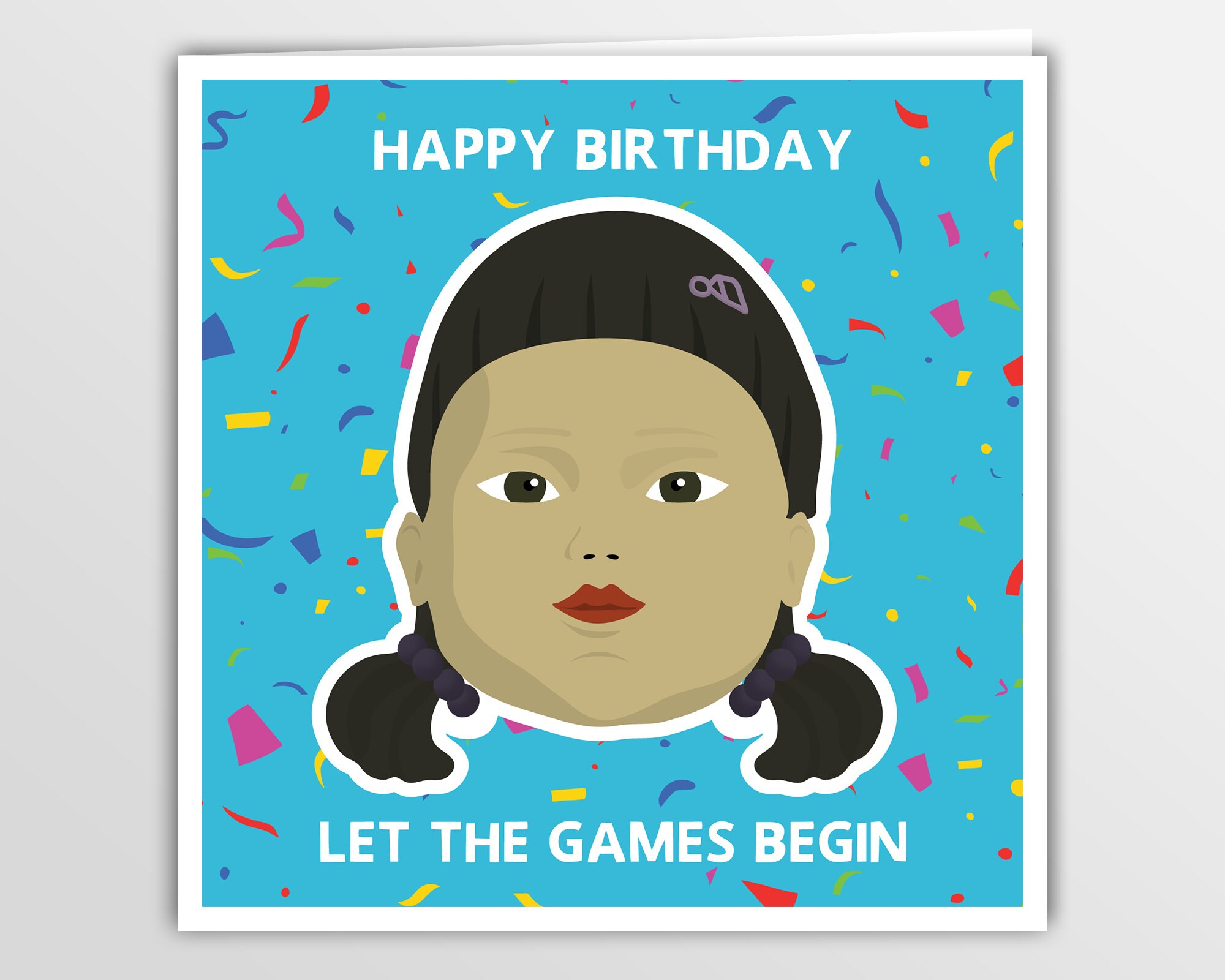 Squid Game Birthday Card Let The Games Begin - Futurefy Cards