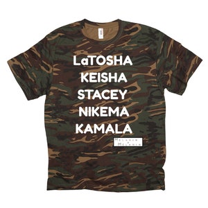 Camo Black Girl Political Magiv