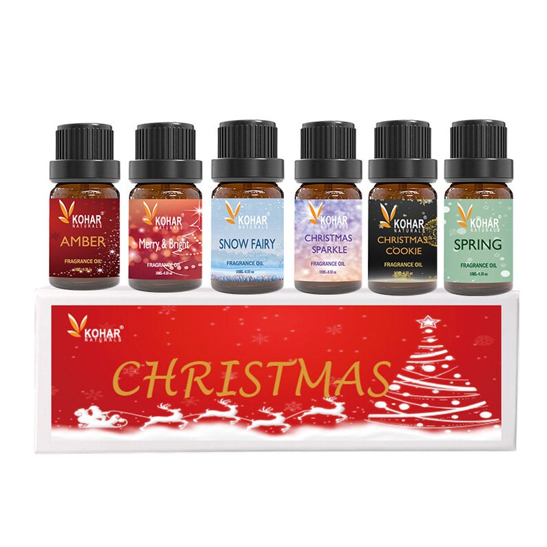 Christmas Fragrance Oil Holiday Gift Set. Amber Christmas Etsy