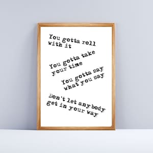 Płyń z tym, drukuj, teksty piosenek, muzyka ścienna, plakat britpop