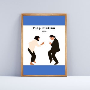 Pulp Fiction, Movie Film wall art poster, Movie art, Film print