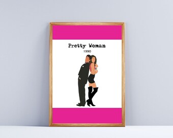 Pretty Woman, Movie Film wall art poster, Movie art, Film print