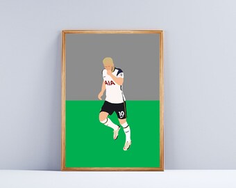 Tottenham Hotspur, Harry Kane,  Goal Celebration  -  print, poster, wall art