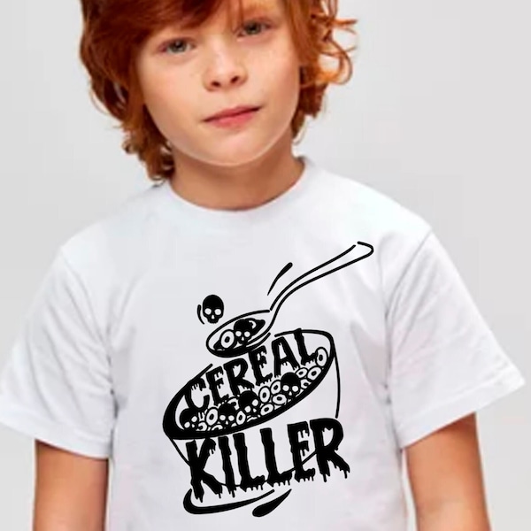 Cereal Killer SVG, Halloween SVG, Skeleton svg, Horror svg, Spooky svg, Shirt svg, Kids, Cricut, Instant Digital Download