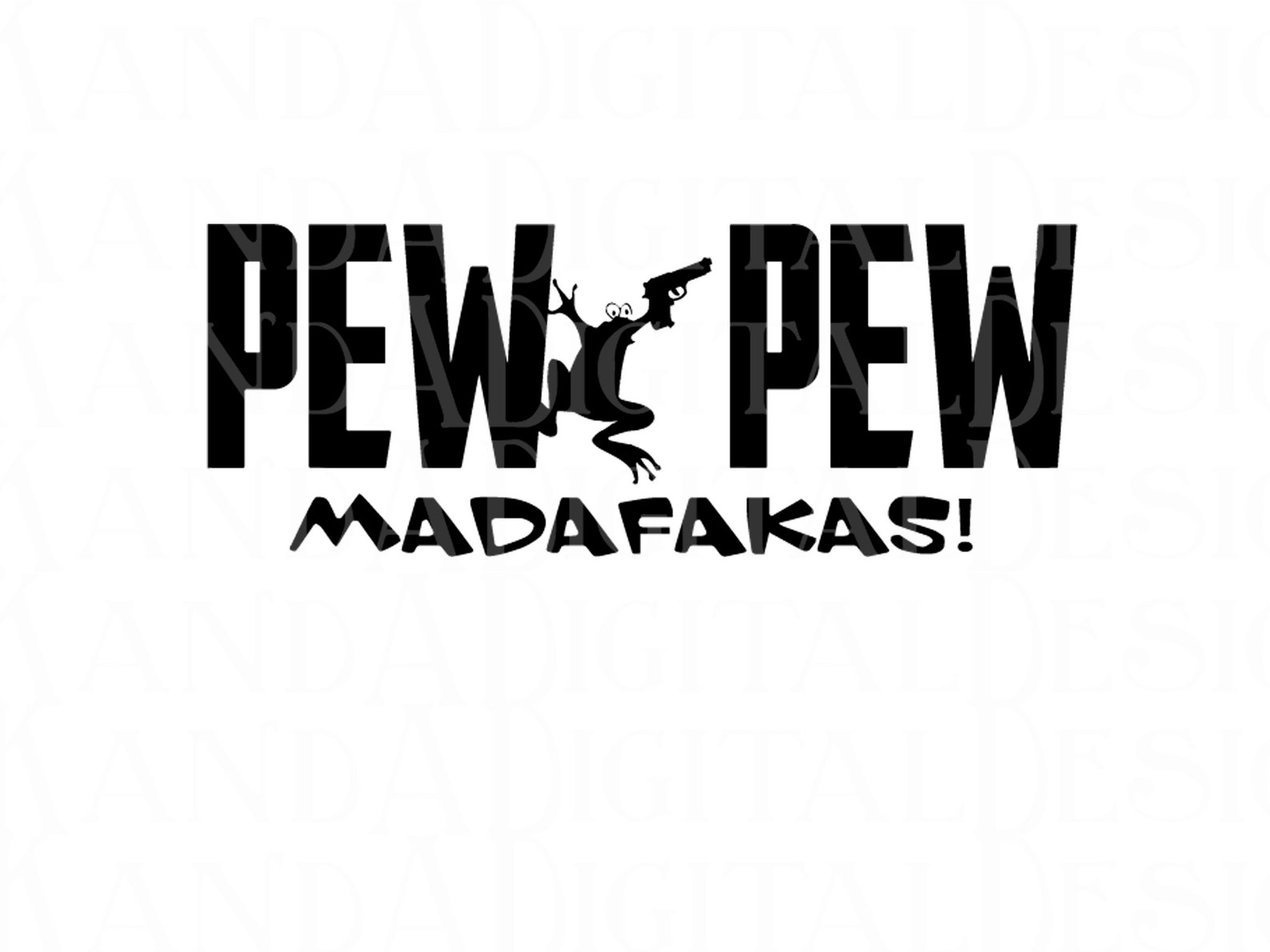 PEW PEW Madafakas SVG Clip Art Funny svg Cricut | Etsy