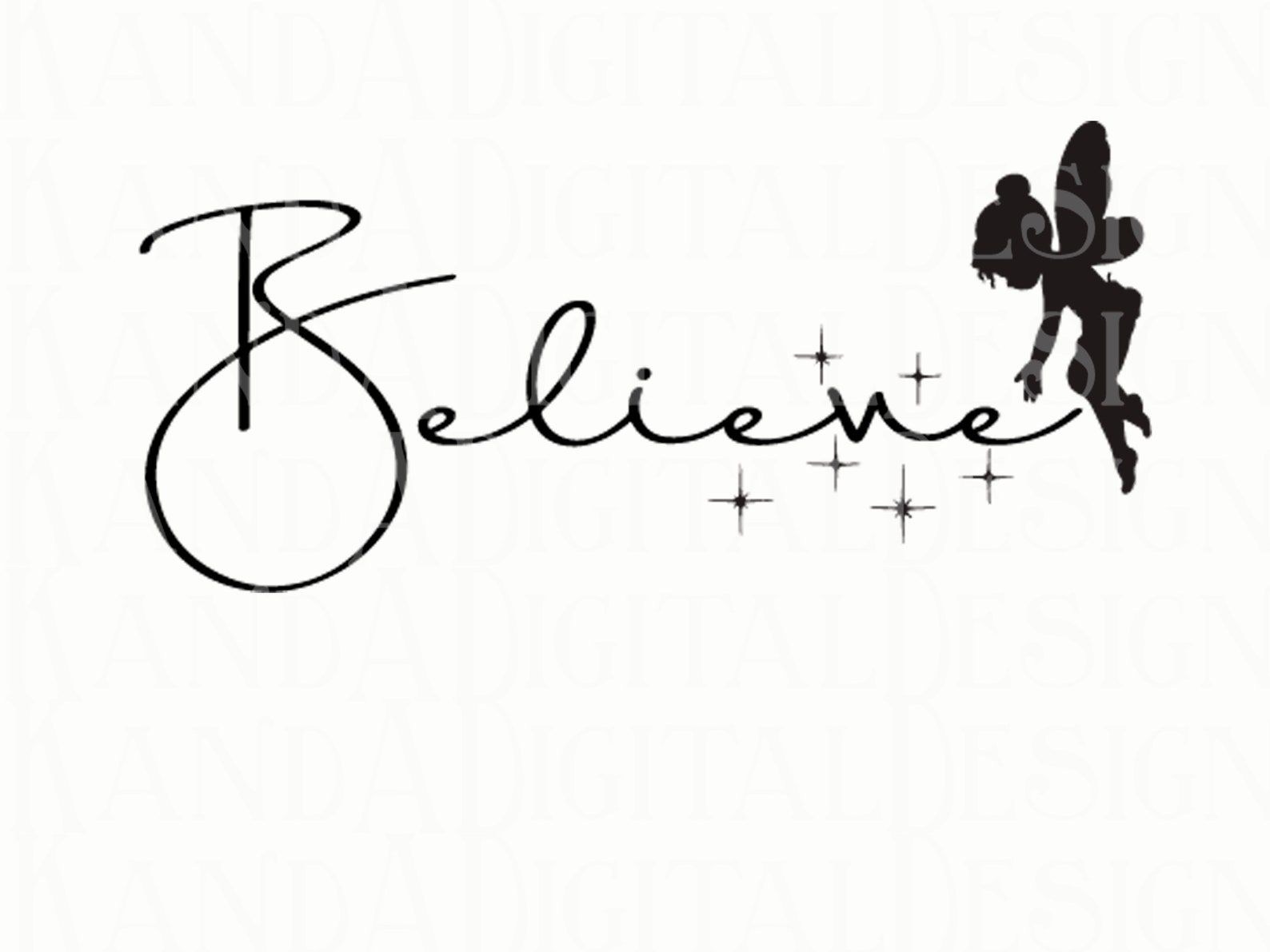 Believe SVG, Fairy SVG, Tinkerbell Svg, T Shirt Svg, Cut File for