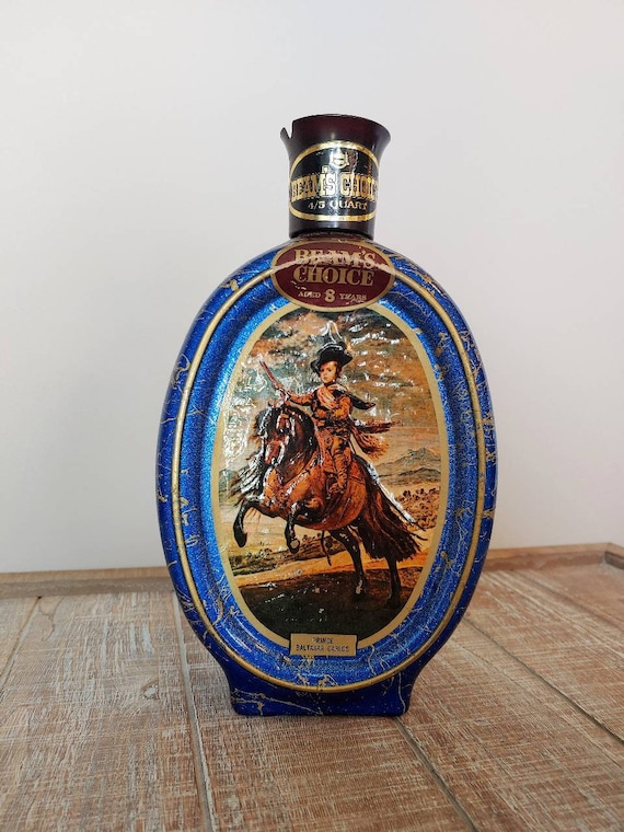 Vintage 1972 Jim Beam Collector's Decantor Bottle - Prince