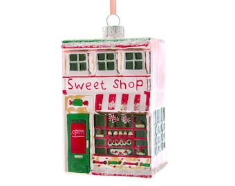 Sweet Shop / Candy Shop Glass Ornament