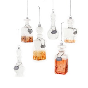 Decanter per liquori antichi Ornamenti in vetro - Vodka, Gin, Whisky, Bourbon, Rum, Tequila (Opzioni)