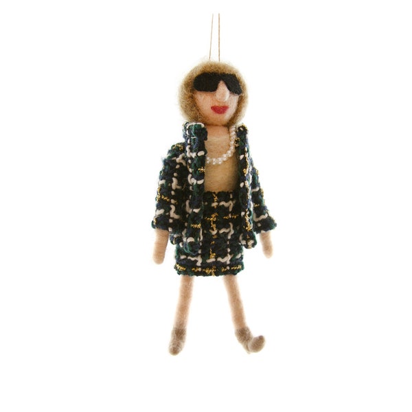 Anna Wintour Felt Ornament