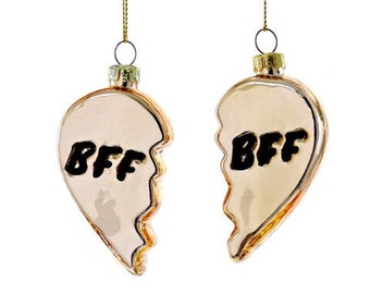 BFF Friendship Necklace Ornament