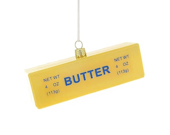 Butter Glass Ornament