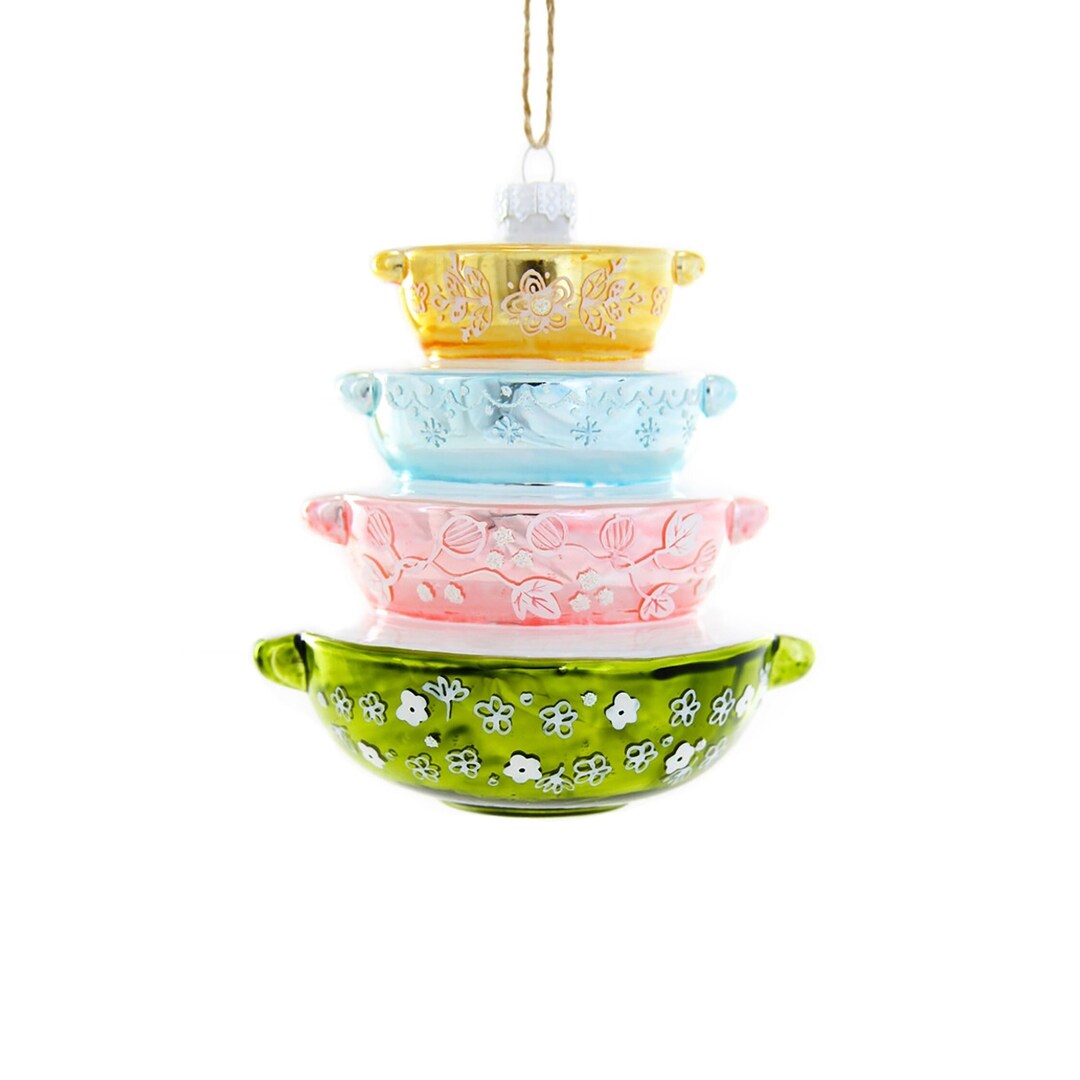 Vintage Bakeware Ornament / Vintage Pyrex Bowls Ornament Etsy