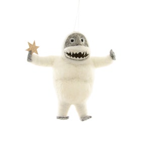 Abominable Snowman Felt Ornament