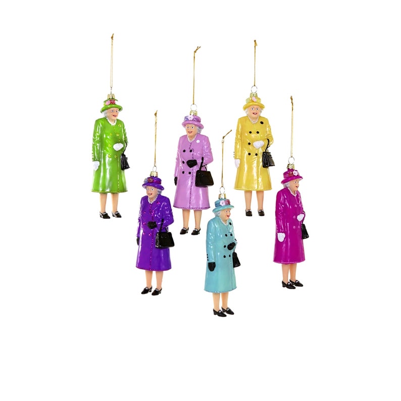 Queen Elizabeth II Glass Ornament / Queen Elizabeth II Etsy
