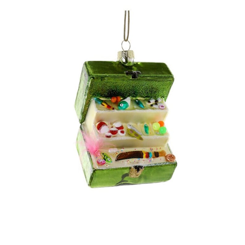 Fishing Tackle Box Ornament Etsy