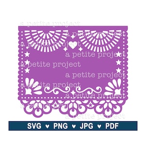 Papel Picado SVG - PNG - JPG - Digitale Download