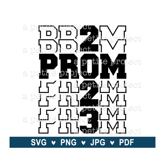 Prom 2023 Digital Download Prom 2023 SVG PNG JPG Etsy Finland