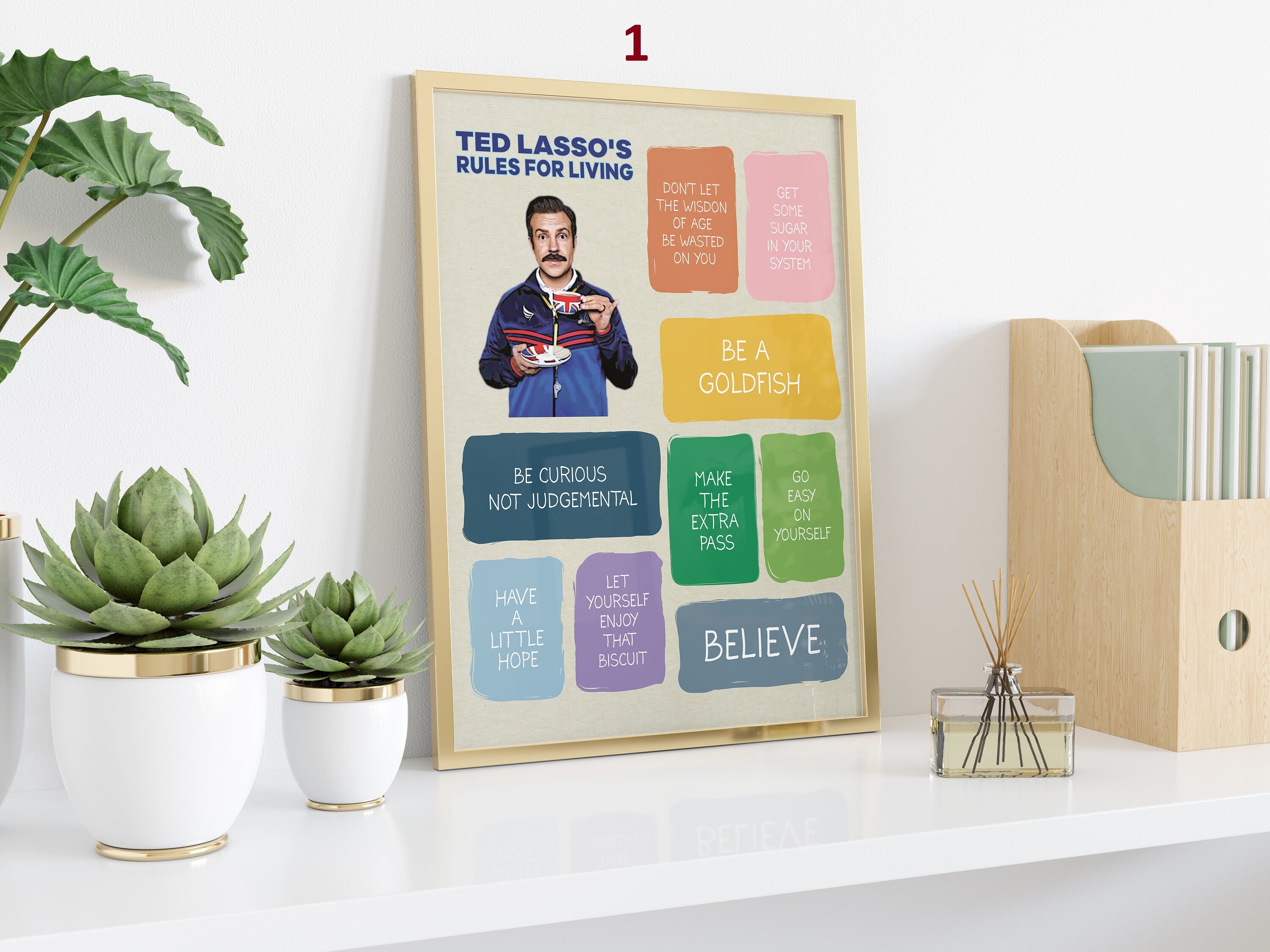 Ted Lasso's Rules for Living Poster Printables | Etsy