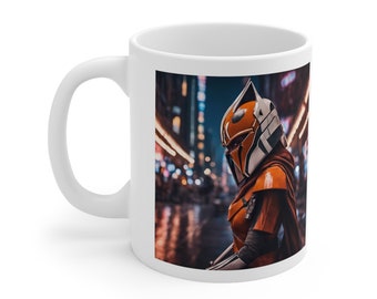 Ahsoka Tano/Mandalorian Inspired Armor - Ceramic Mug 11oz